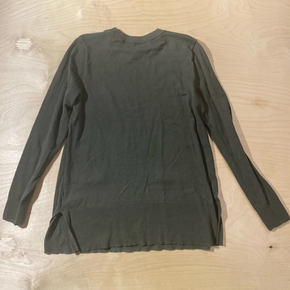Michael Kors Olive Green Crewneck Sweater Small (QQ)